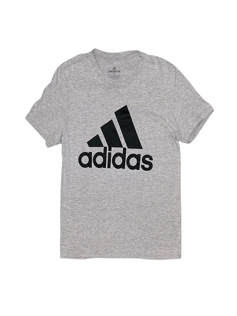ADIDAS Men's Grey Short Sleeve Shirt Amplifier Tee Size Small